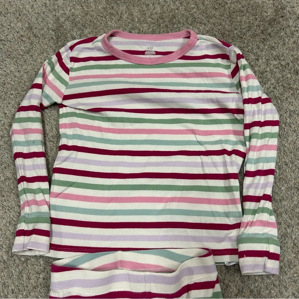 GAP Multicolor‎ Striped Kids Pajama Set